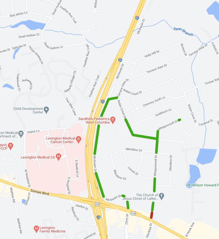 SCDOT to Close Whippoorwill Drive at US 378 in Lexington County - SCDOT ...